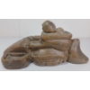 Image 7 : MOTHER, CHILD & SEAL ON SLED  - SIGNED - STONE