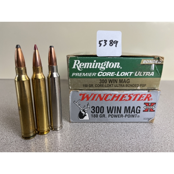AMMO: 40X MIXED .300 WIN MAG 