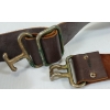 Image 4 : LOT OF 2 - KUNY'S LEATHER BELT W/ HANDGUN HOLSTER & AMMO POUCH