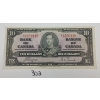 Image 1 : 1937 CDN $10 BANKNOTE