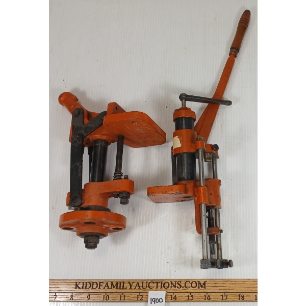 LOT OF 2 - LYMAN TRU-LINE JUNIOR RELOADING PRESS & CAPPER