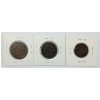 Image 2 : LOT OF 3 - 1834, 1844 & 1865 US 1 & 2 CENT COINS