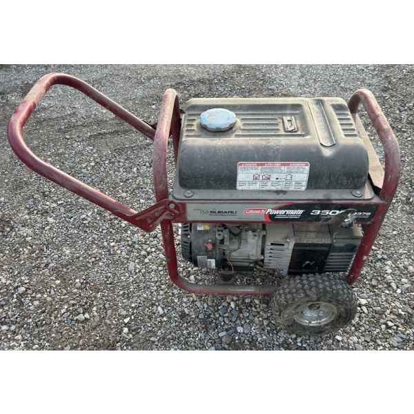 COLEMAN 3500 W GENERATOR - WORKING WHEN TESTED