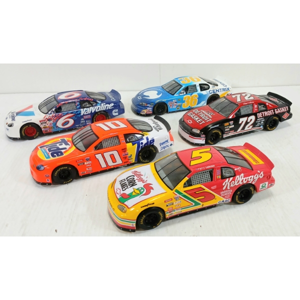LOT OF 5 - RACING CHAMPIONS DIECAST MODELS - INCL TERRY LABONTE 1999 CHEVROLET MONTE CARLO, ETC