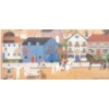 Image 2 : TOWN SCENE BY SANDI WICKERSHAM RESNICK - FRAMED PRINT