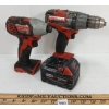 Image 1 : LOT OF 3 - MILWAUKEE IMPACT DRIVER & DRILL / HAMMER W/ BATTERY PACK