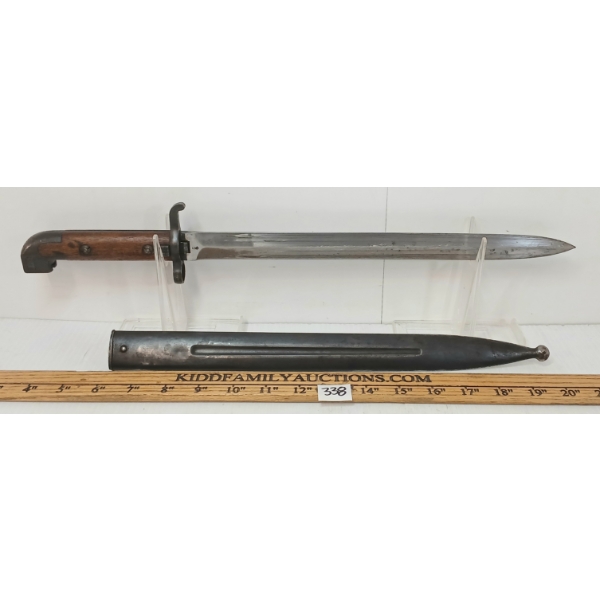 SWEDISH MODEL 1914 BAYONET W/ SCABBARD