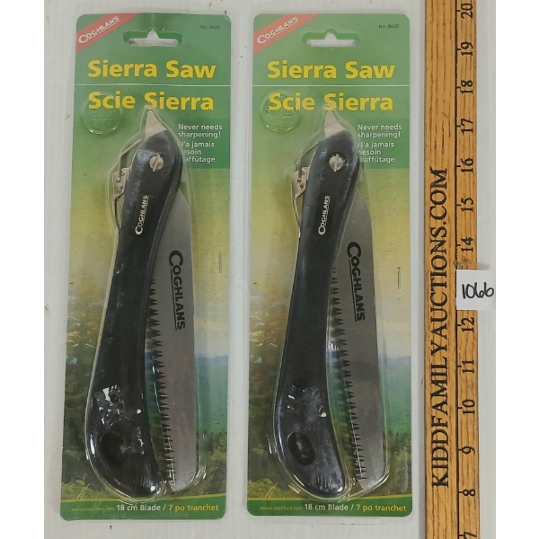 LOT OF 2 - COGHLAN'S SIERRA SAWS - APPEARS AS NEW