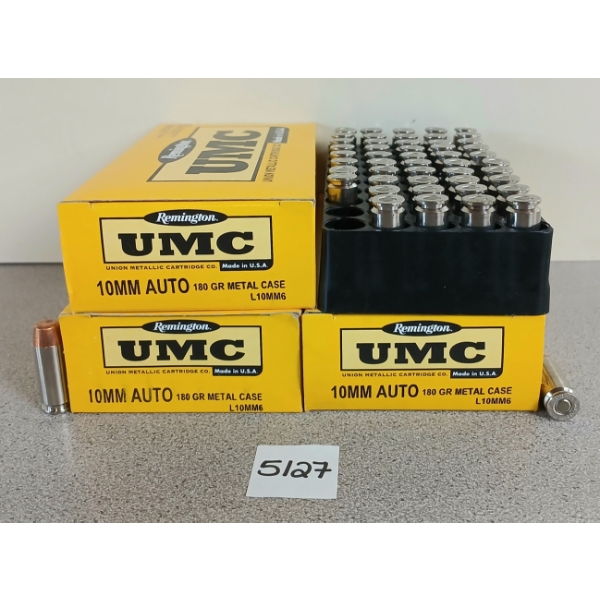AMMO: 150X UMC 10MM AUTO - 180GR - METAL CASE 
