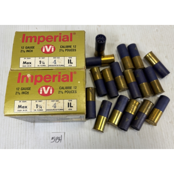 AMMO: 67 X IMPERIAL 12 GA 2 3/4 INCH NO 4