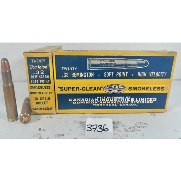 AMMO: 40X CIL .32 REMINGTON - 170 GR SP