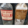 Image 7 : LOT OF 5 - APOTHECARY BOTTLES - INCL POISON & LOTION, ETC