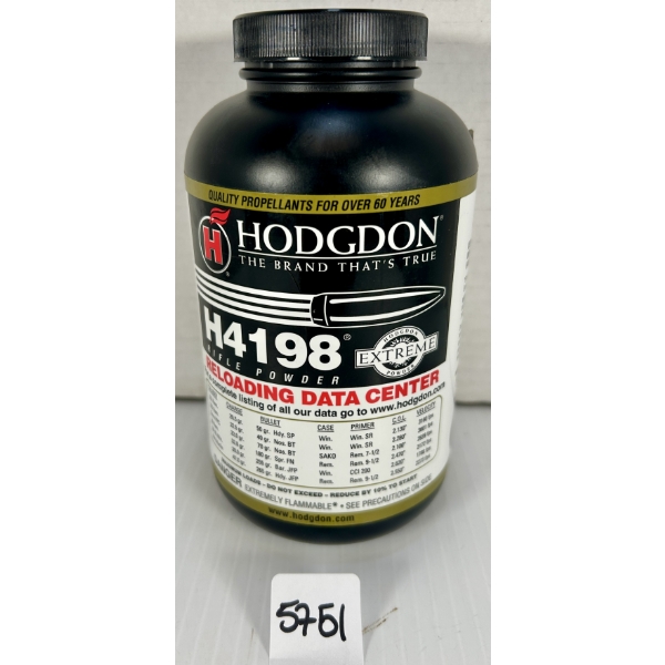 POWDER: 1 LB HODGDON H4198