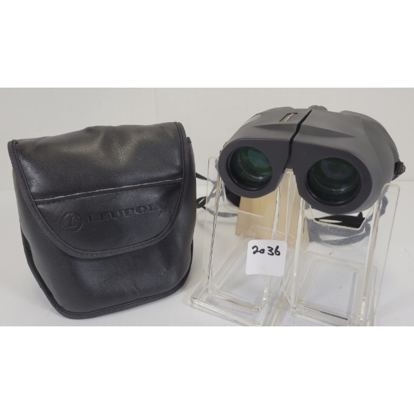 LEUPOLD 10X25 BINOCULARS W/ CASE