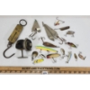 Image 2 : JOB LOT - VINTAGE FISHING ACCESSORIES - INCL REEL, SCALE & LURES