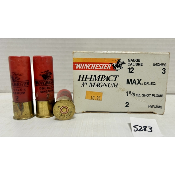 AMMO: 20X WINCHESTER 12 GA 3IN NO2
