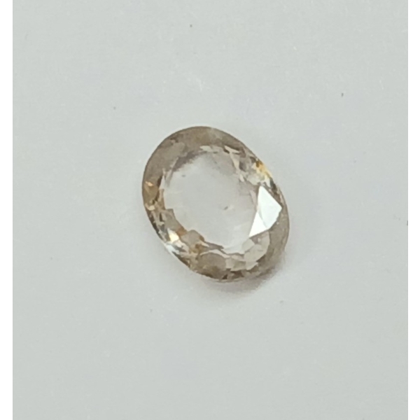 NATURAL LIGHT CHAMPAGNE ZIRCON - OVAL