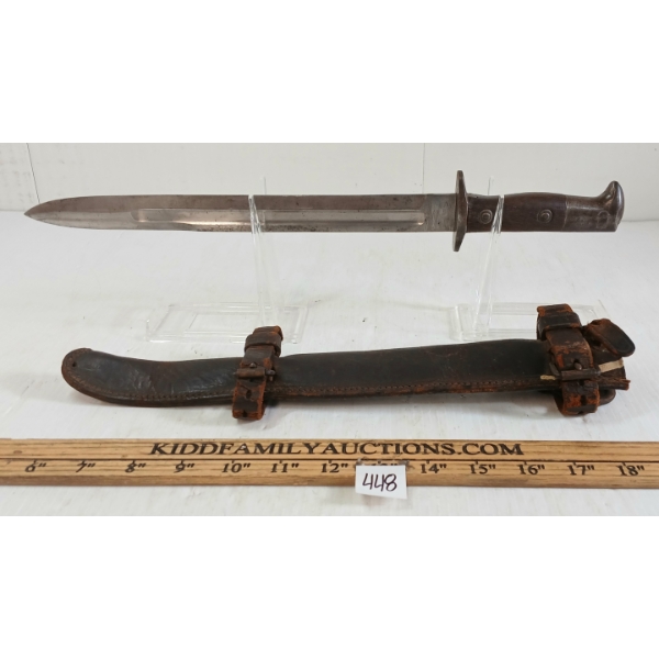 1892 KRAG BAYONET W/ SCABBARD