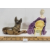 Image 4 : LOT OF 2 - FIGURINES - INCL ROYAL DOULTON CHARLOTTE & POLICE DOG