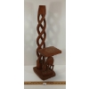 TWISTED SPIRAL CANDLESTICK HOLDER W/ ANIMAL FIGURE
