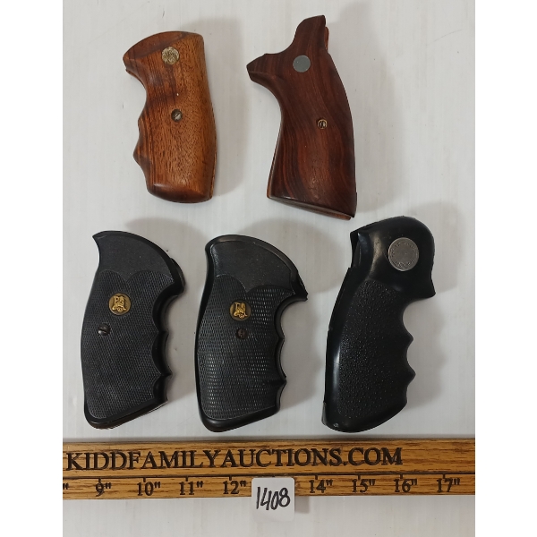 LOT OF 5 - S&W, PACHMAYR & HOGUE MONOGRIP K FRAME BUTT STOCKS
