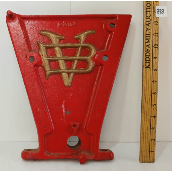 VAN BRUNT GRAIN DRILL END - CAST