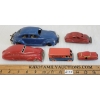 Image 1 : LOT OF 5 - TIN WIND-UP CARS - INCL AUTOMATIC TOY USA, TRADEMARK JAPAN, ETC