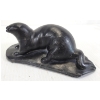 Image 4 : OTTER W/ FISH BY PETER IQALLU ANGUTIKIRQ (1919 - ?) - STONE