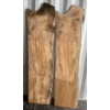Image 2 : LOT OF 2 - OLIVE WOOD - MILLED LIVE EDGE SLABS - 1 X 18 INCH X 6 FEET