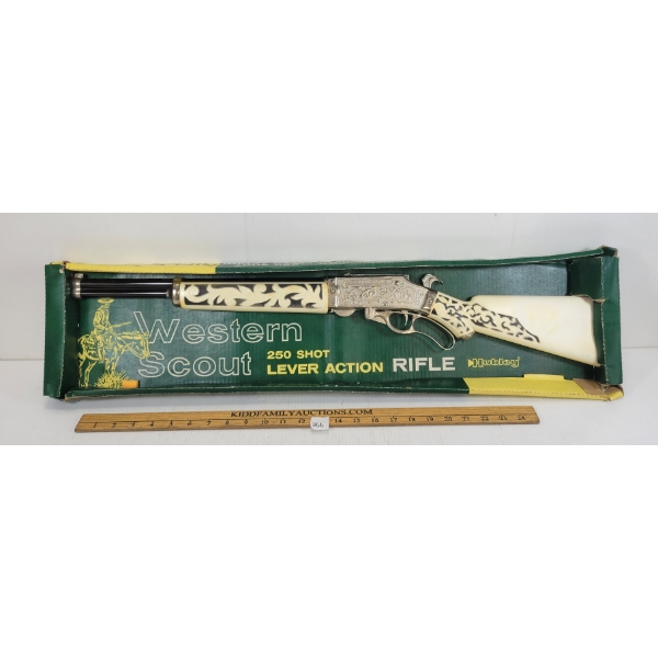 HUBLEY WESTERN SCOUT 250 SCOUT LEVER ACTION RIFLE TOY CAP GUN 