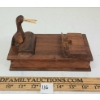 Image 2 : FOLK ART DUCK CIGARETTE DISPENSER