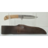 Image 2 : PUMA SILVERLION OLIVE KNIFE W/ LEATHER SHEATH