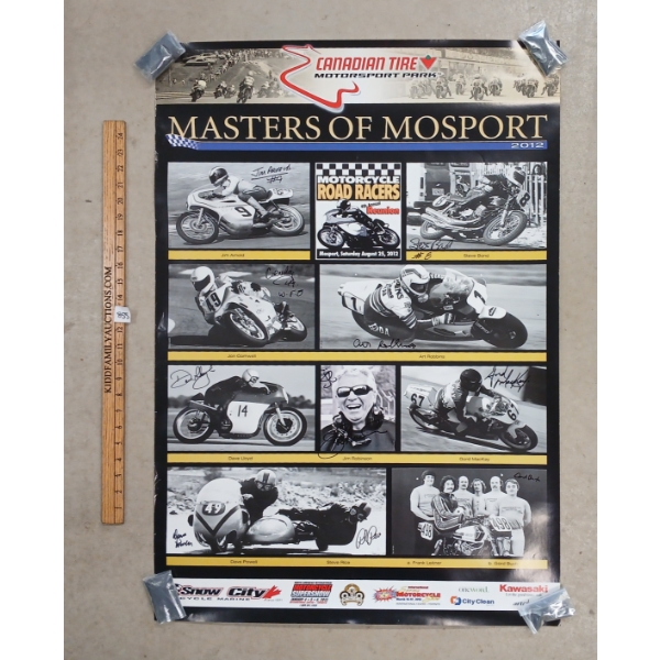 2012 MASTERS OF MOSPORT POSTER - SIGNED