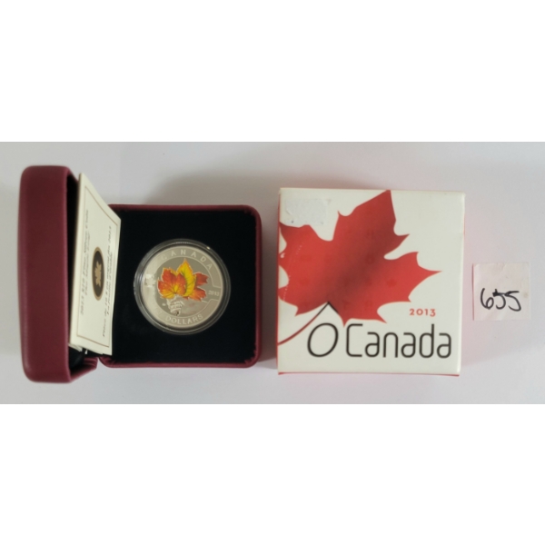 2013 RCM $10 SILVER COIN - MAPLE LEAF