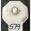 Image 2 : STERLING SILVER OPAL RING 