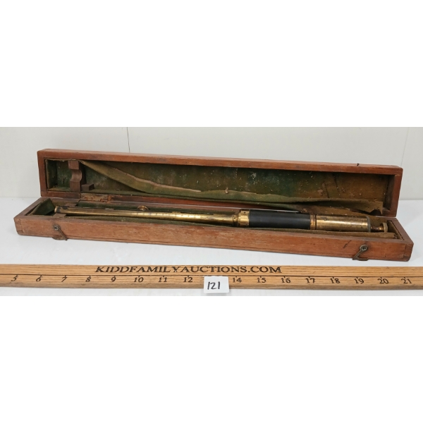 BAROMETER W/ CASE - BRASS - C. EARLY / MID 20TH CENTURY