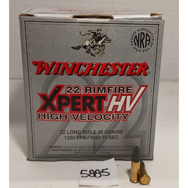 AMMO: APPROX 500X WINCHESTER XPERT HV .22 LR - 36GR 