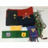 Image 3 : JOB LOT - MISC BELTS, INSIGNIA, BANNERS, ETC