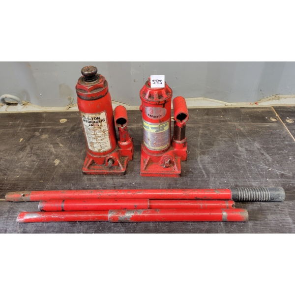 LOT OF 2 - 3 TON & 6 TON CAR JACKS