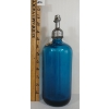 Image 3 : MANNIE'S BEVERAGE - COBALT BLUE ACID-ETCHED - 26OZ SELTZER BOTTLE