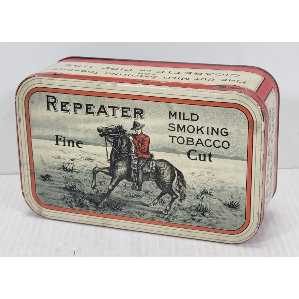 REPEATER MILD SMOKING TOBACCO TIN