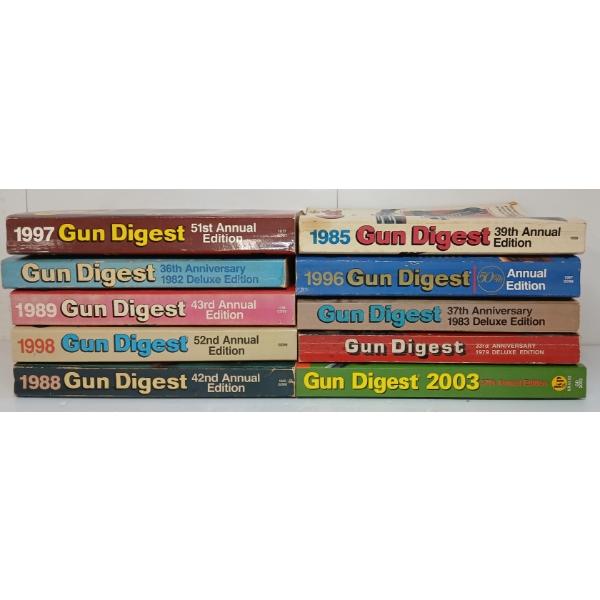 LOT OF 20 - 1977-2003 GUN DIGEST 