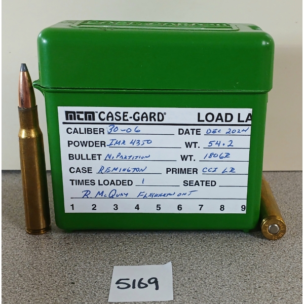 AMMO: 20X MIXED .30-06 SPRG - 180GR - SP - RELOADS 