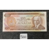Image 1 : 1975 CDN $100 BANKNOTE - SEQUENTIAL TO LOT 501