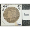 Image 1 : 1894 US SILVER DOLLAR