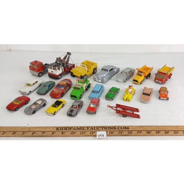 JOB LOT - DIECAST & PLASTIC VEHICLES - INCL HUBLEY & SIKU
