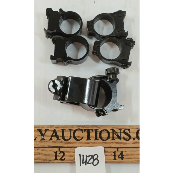 LOT OF 3 - MISC SCOPE RING PAIRS