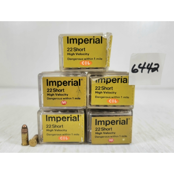 AMMO: 250X CIL IMPERIAL .22 SHORT 
