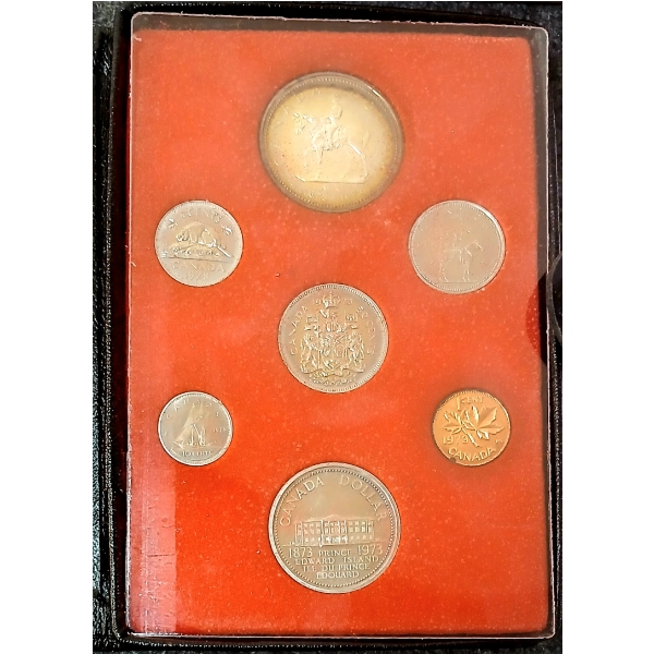 1973 RCM PROOF SET - 100TH ANN. OF PEI CONFEDERATION INTO CANADA