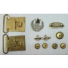 Image 3 : LOT OF 11 - CAMERON HIGHLANDERS BUCKLES, SPORRAN BADGE PIPS & BUTTONS 